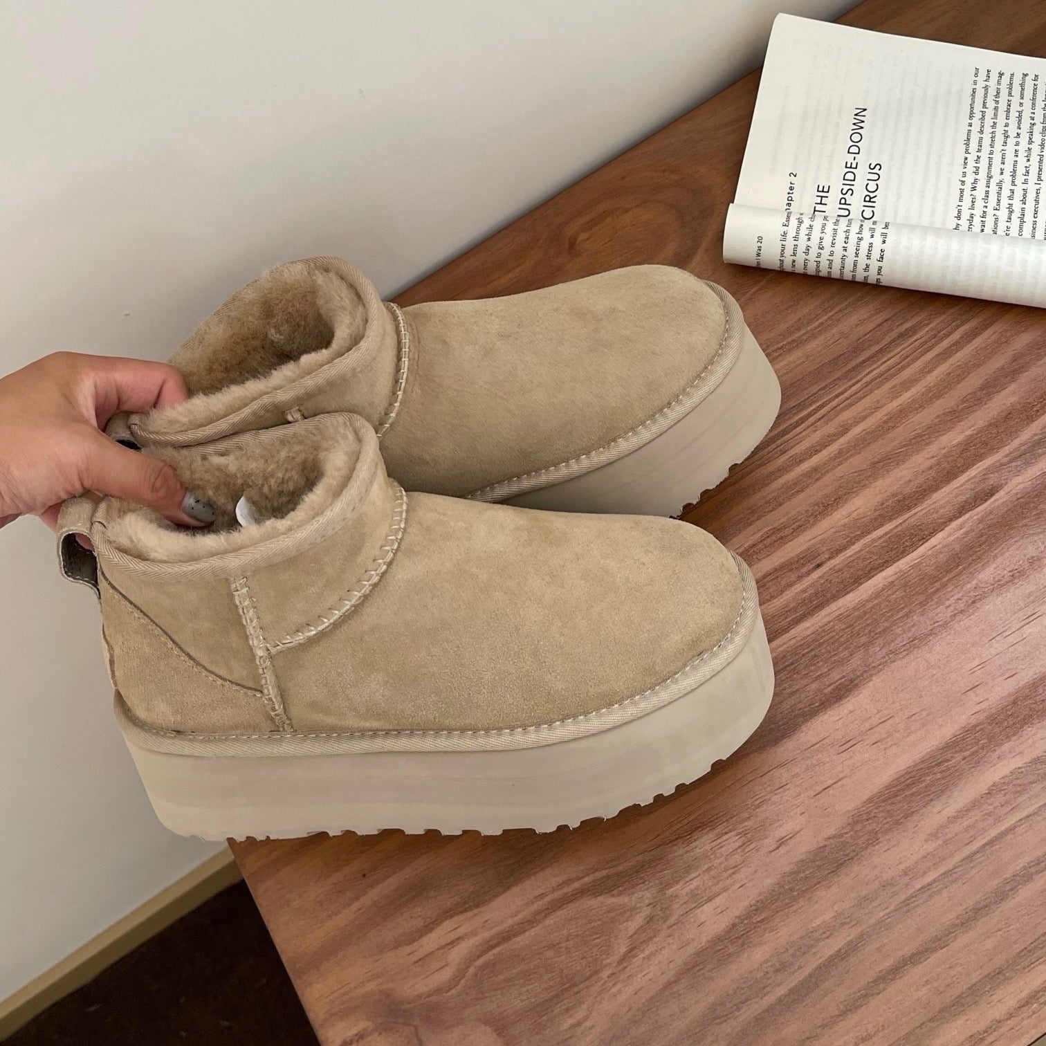 UGG Classic Ultra Mini Platform Boots - Mustard Seed