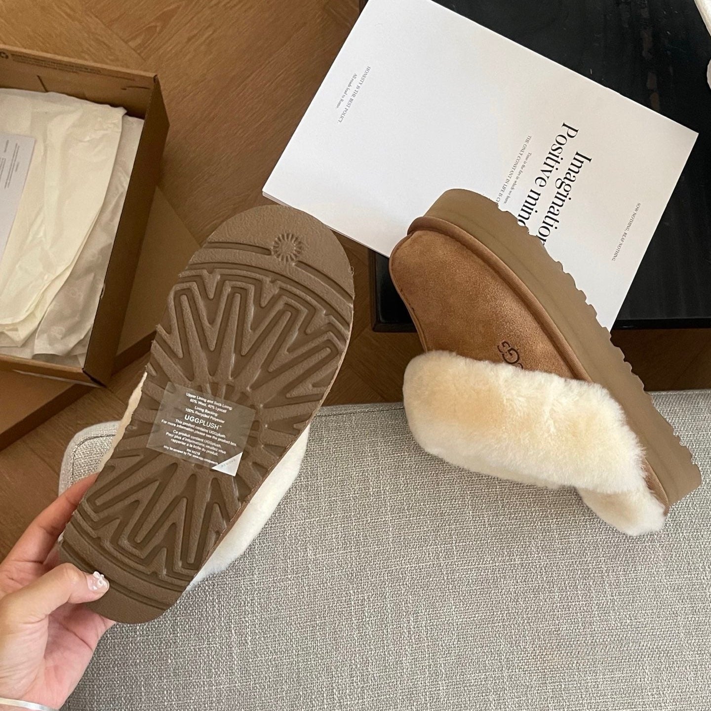 UGG Disquette Slippers - Chestnut