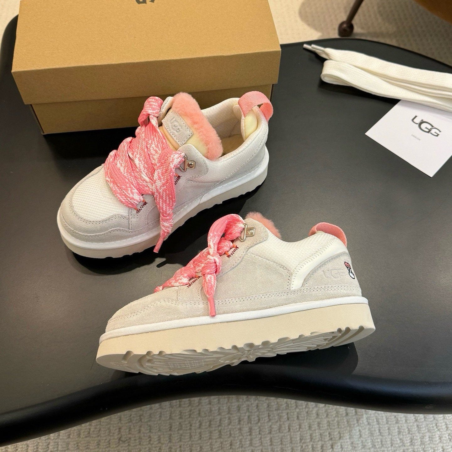 UGG Lowmel Love '25 Sneakers - Jasmine/Tropical Pink