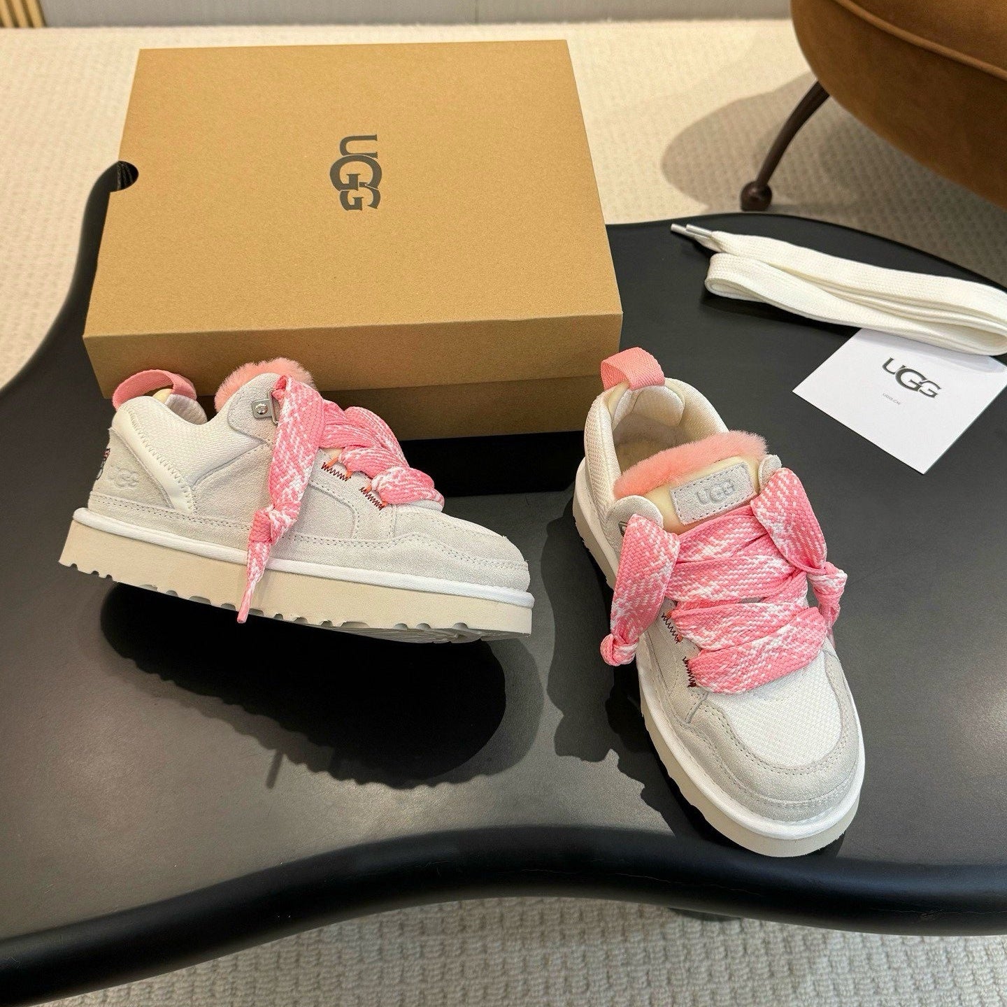 UGG Lowmel Love '25 Sneakers - Jasmine/Tropical Pink