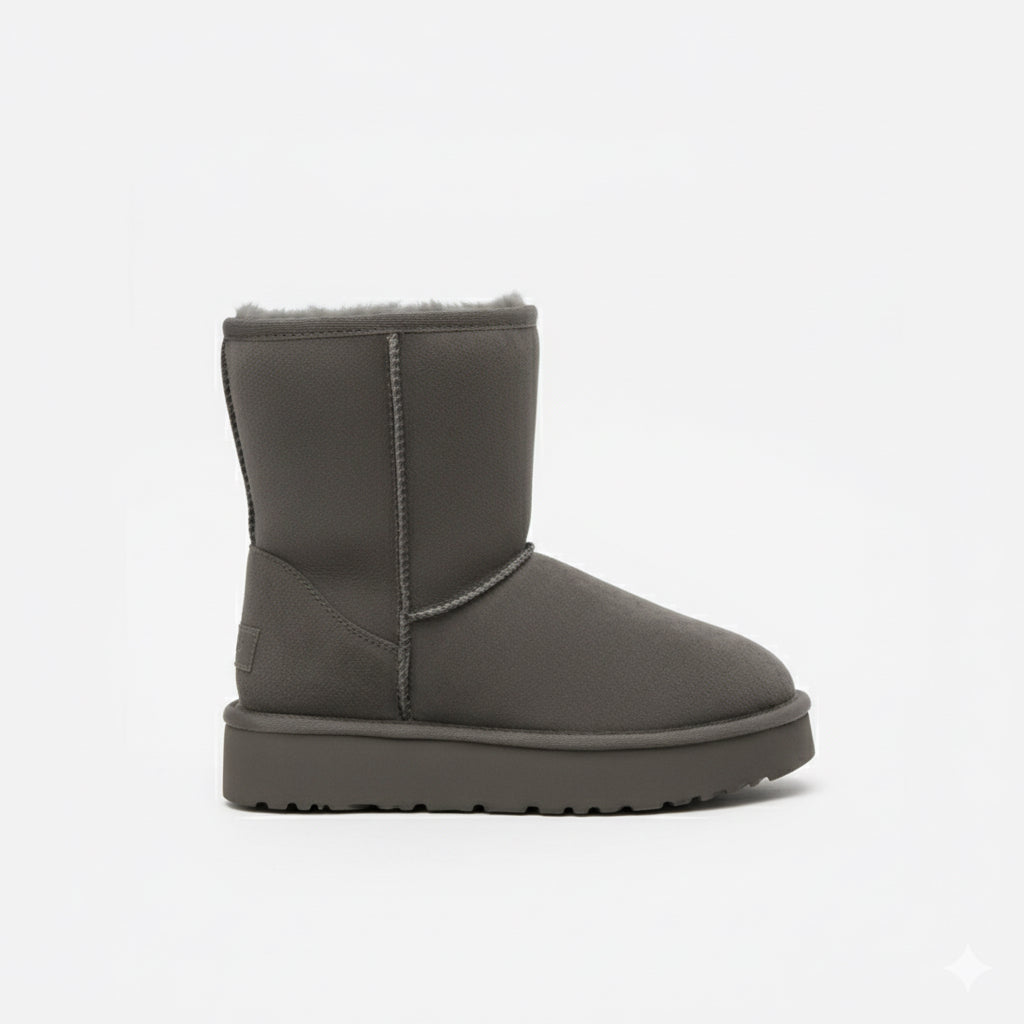 UGG Classic Short Platform Boots - Charcoal