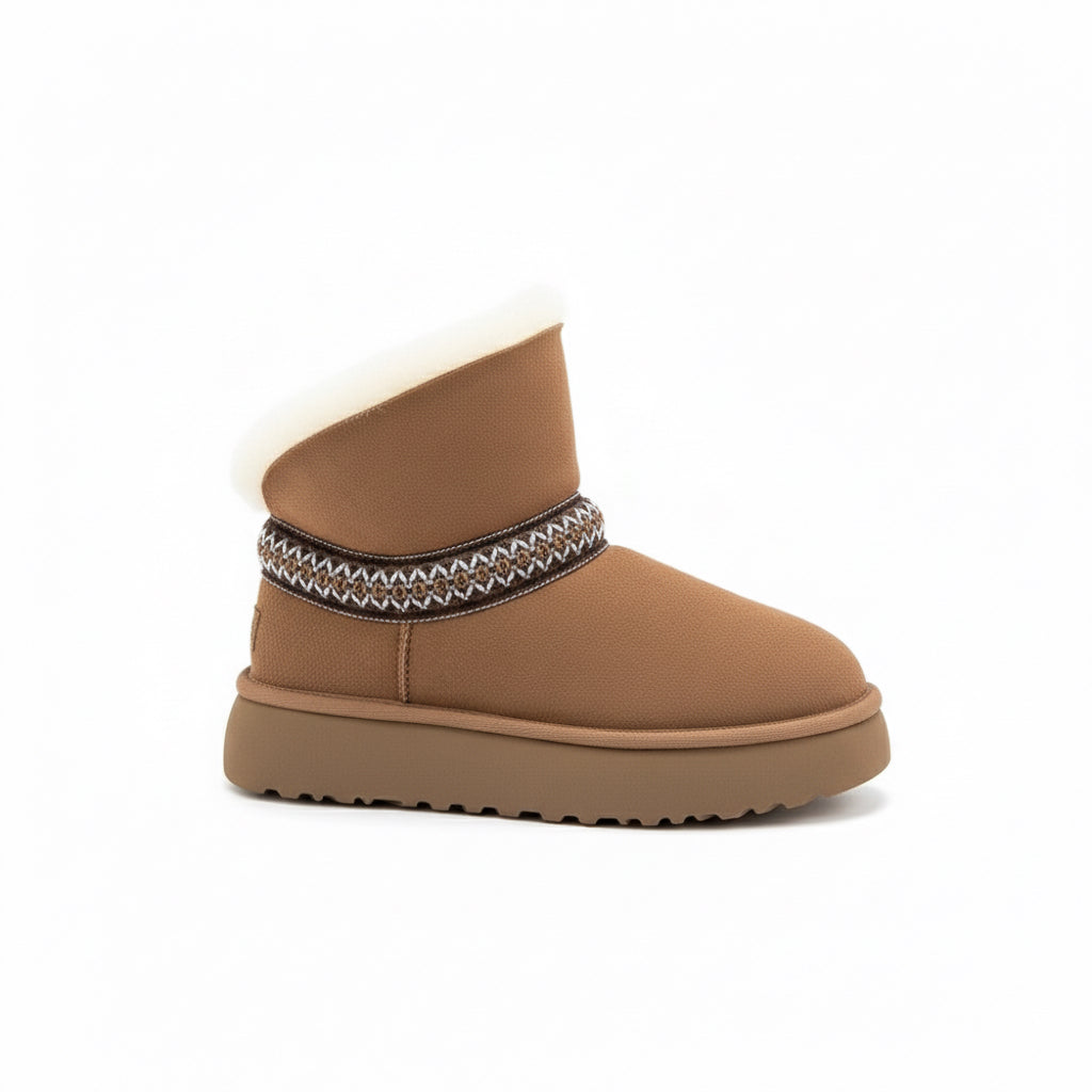 UGG Classic Mini Crescent Boots - Chestnut